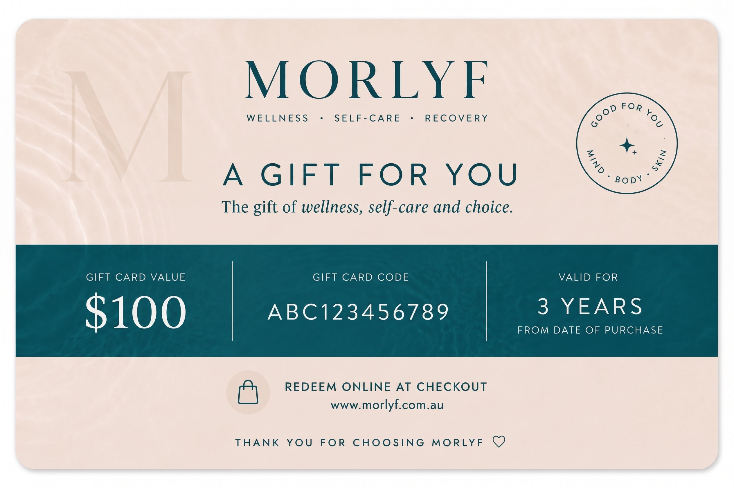 MORLYF Gift Card